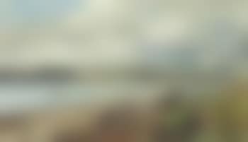 Fjord landscape with large stones in foreground (preview)