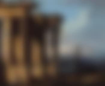 Capriccio scenes of harbours with figures (preview)
