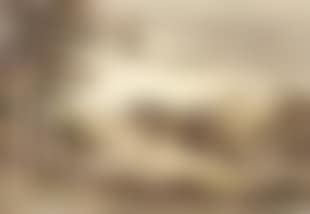 Figures by a gateway in a hilly landscape (preview)