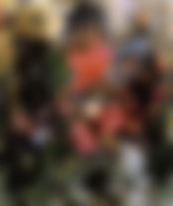 Indian girl with kachina doll (preview)