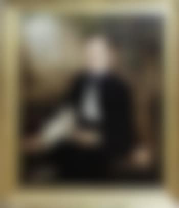 Untitled, young boy with a rabbit (preview)