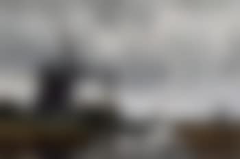 Windmill in polder landscape (preview)