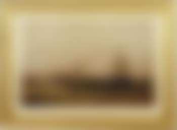 Seascape, with three masted frigate and passenger steamer (preview)