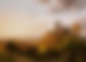 Een Heuvelachtig landschap waarin eene Burgtruine en een rivier in de agtergrond (preview)