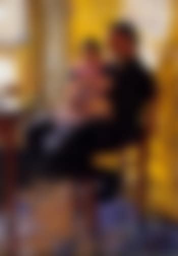 On daddy's lap - fisherman from Urk (preview)