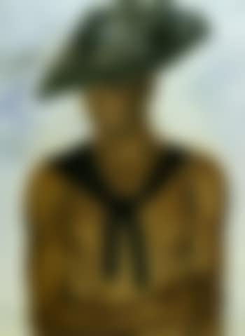 Green straw hat - Giovanni (preview)