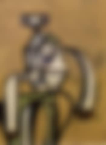 Green and white figure composition (preview)