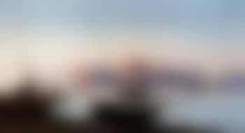 Fishing boats off the Naples coast, Capri beyond (preview)