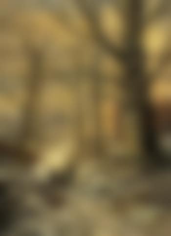 Wood gatherers in a winter forest (preview)