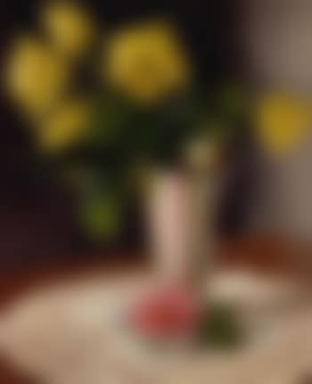 Still life of roses in silver vase (preview)