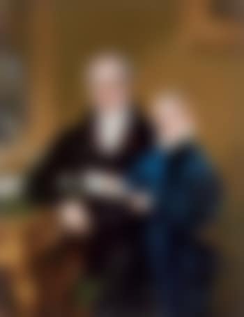 Reise family, Comte de Reiset and his eldest son. Comtesse de Reiset and her younger son seated (preview)