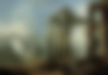 Paysans devant un temple (preview)