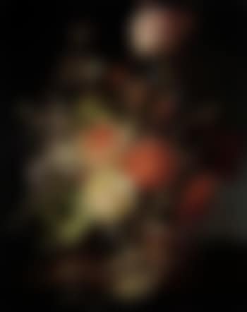 Still life of roses, poppies and other flowers in a glass vase (preview)