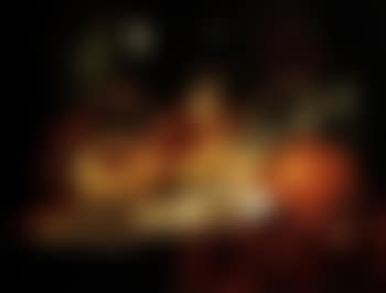 Still life of fruit, oyster, and roemer on a table (preview)
