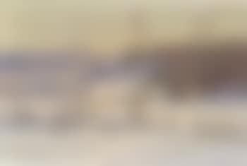 Northern landscape with farm, winter (preview)