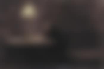 Onder de lamp - self portrait of the artist writing in his study (preview)