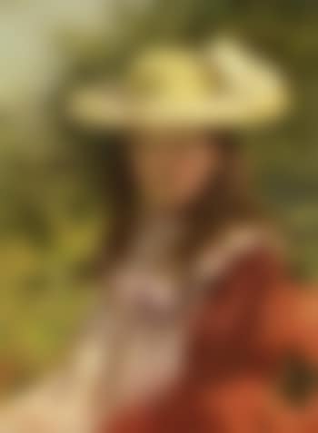Young girl in a summer garden (preview)