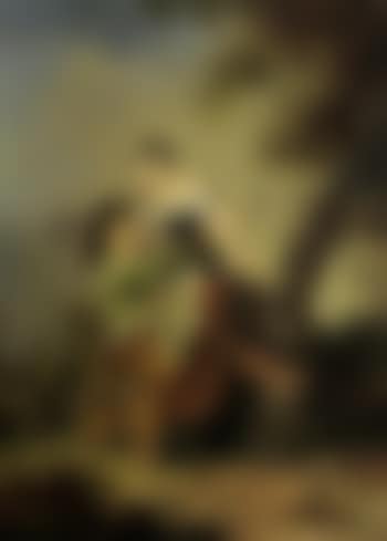 Pastoral scene, boy caught by a girl (preview)