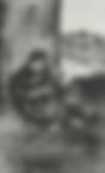 Woman peeling potatoes with child (preview)