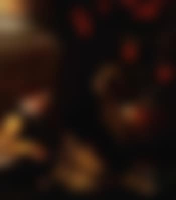 Still life of flowers in urn with young boy. Still life with basket of grapes with young girl (preview)