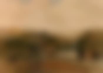 Cows beside the river, castle on the hill beyond (preview)