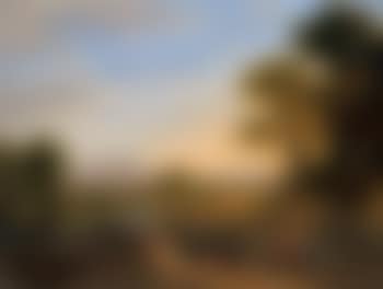 Italianate river landscape with travellers conversing on a path and peasants fishing from a boat (preview)