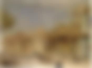 Chinese street scene with rickshaw (preview)