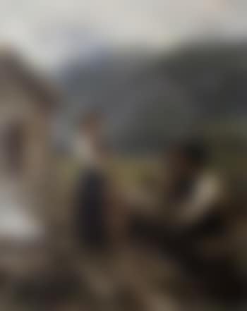 Family in fjord landscape (preview)