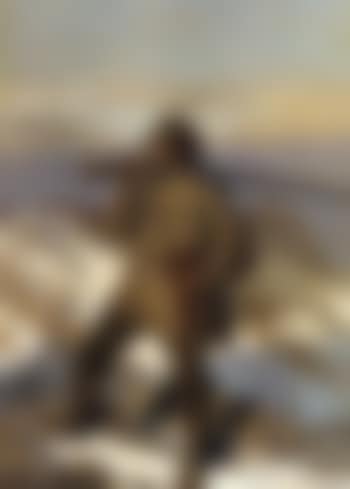 Popular magazine cover illustration - The frontiersman (preview)