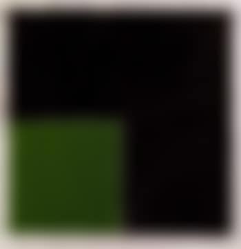 Coloured paper image XVIII, green square with dark gray (preview)