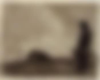 Men ploughing watched by woman (preview)