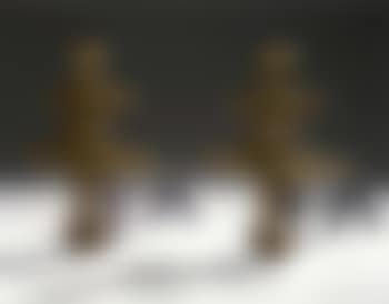 Abstract firedogs by Alberto Giacometti (preview)