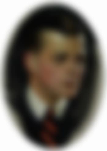 Head of man wearing striped tie (preview)