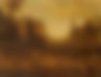Village with peasants gathered around a speaker (preview)