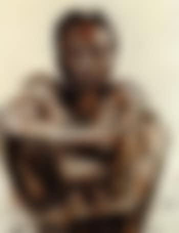 Squatting negro (preview)