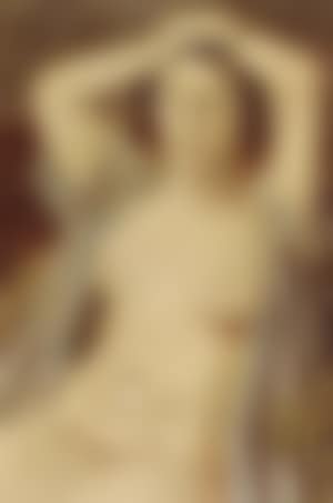 Nu assis peignoir (preview)