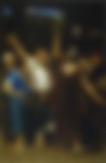 Composition sketch for the painting, Christ before Pilats (preview)