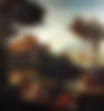 Personnages dans un paysage avec forteresse (preview)