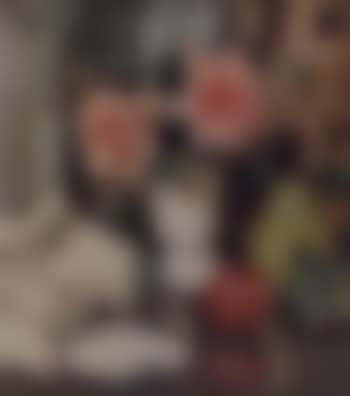Still life of pink roses and fruit (preview)