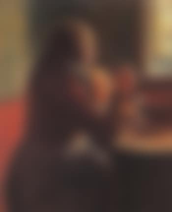 Interior scene with mother feeding her child (preview)