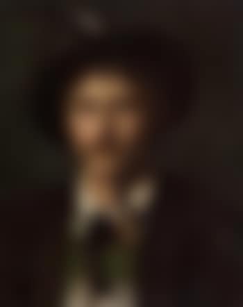 Portrait of young peasant with pipe (preview)