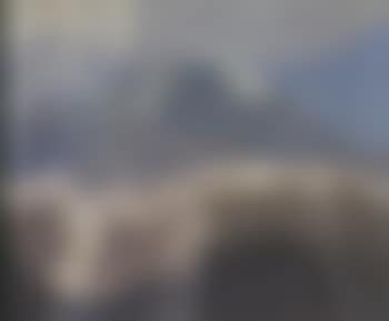 Mountain tops with snow and clouds - study for Sun over southern mountains (preview)