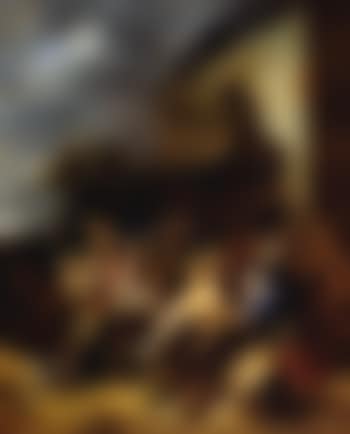 Peasants quarrelling after game of cards (preview)