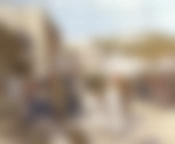 Figures in a north African market (preview)