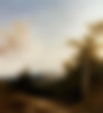 Shepherd on a mountain path, a valley beyond (preview)