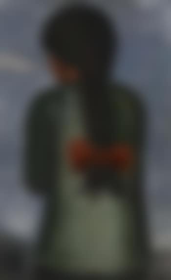 Young girl with a red bow (preview)