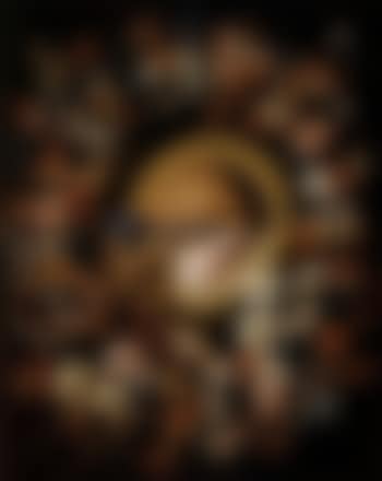 Virgin annunciate surrounded by a garland of flowers (preview)