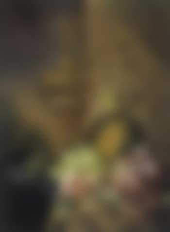 Still life with grapes, pumpkin and peach (preview)