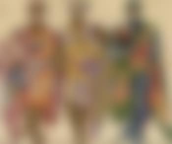 Costume design for Three warriors from The Life and Death of King John (preview)