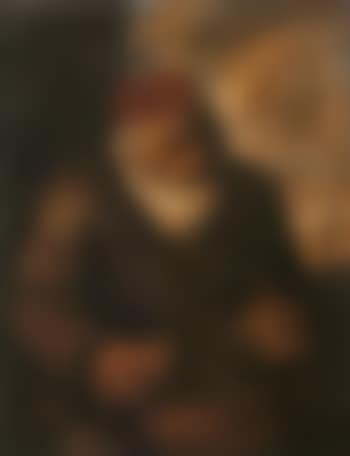 Old man warming his hands (preview)